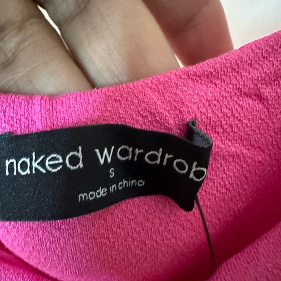 NAKED WARDROBE Color Raspberry SCULPT TANK SCOOP BODYSUIT NWT Various Sizes - Picture 3 of 11